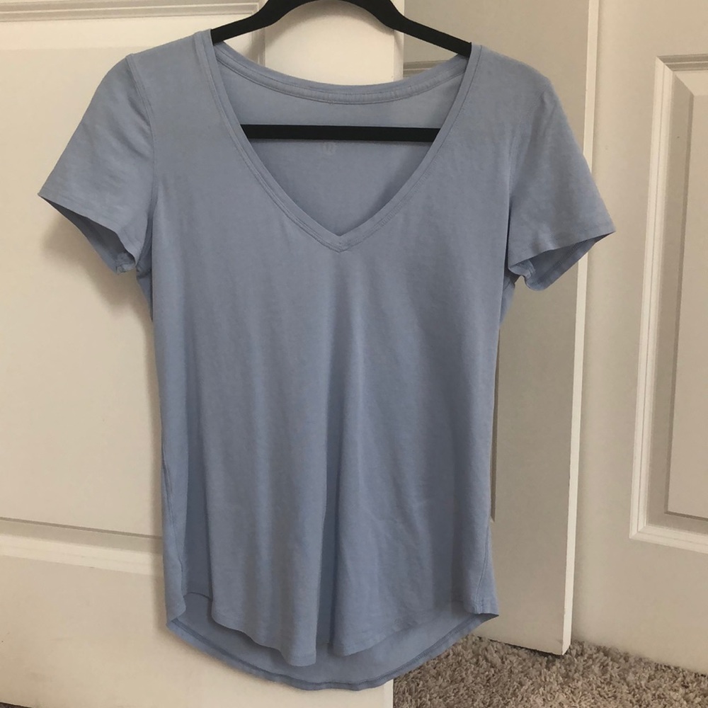 Lululemon vneck - light blue - size 4